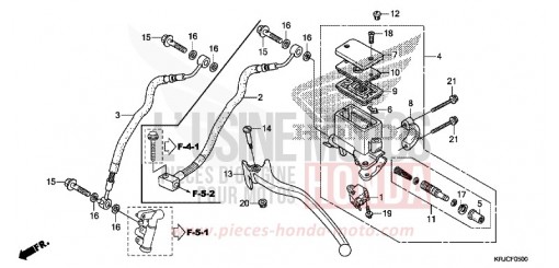 RR. BRAKE MASTER CYLINDER FES125AC de 2012